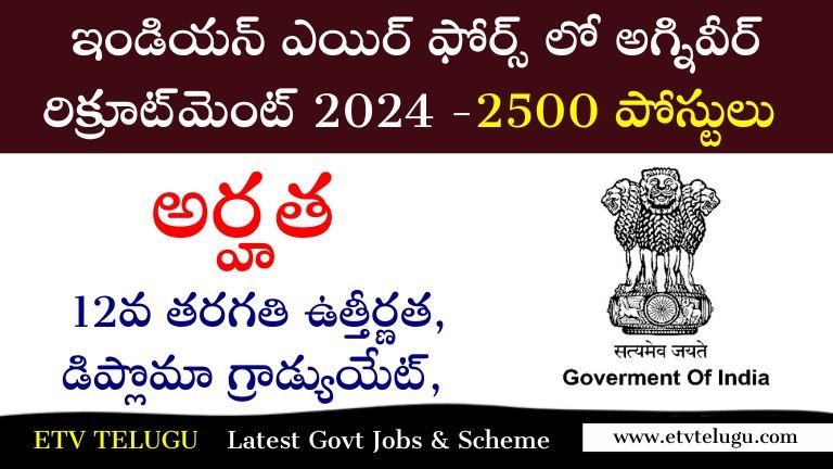 Air Force Agniveer Vayu Recruitment 2024